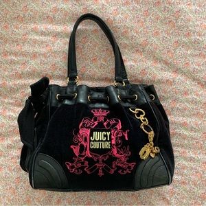 Rare Black and Pink Juicy Couture Daydreamer